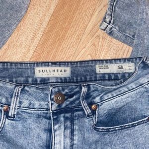 high rise skinny jeans